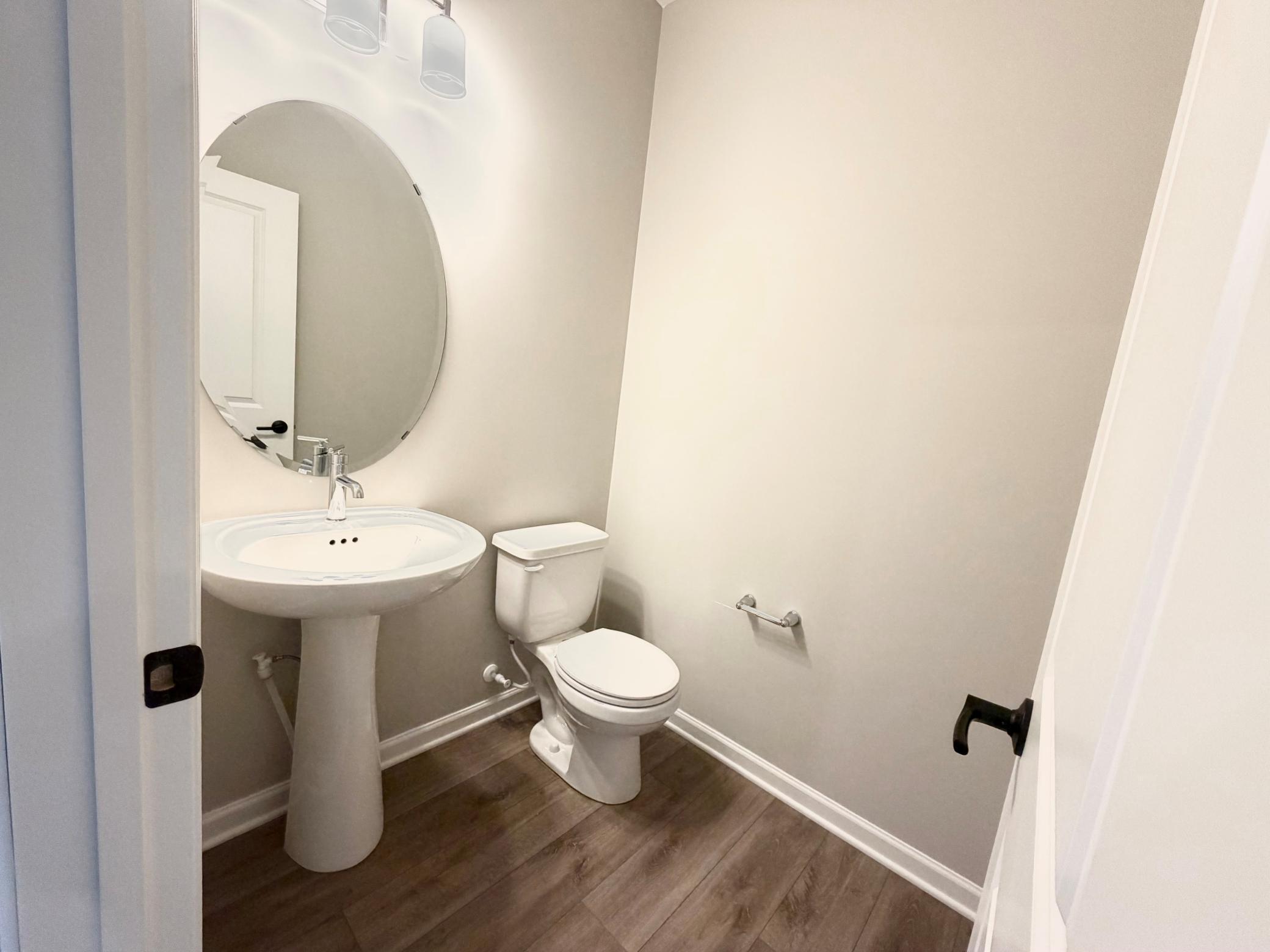 Main floor powder room