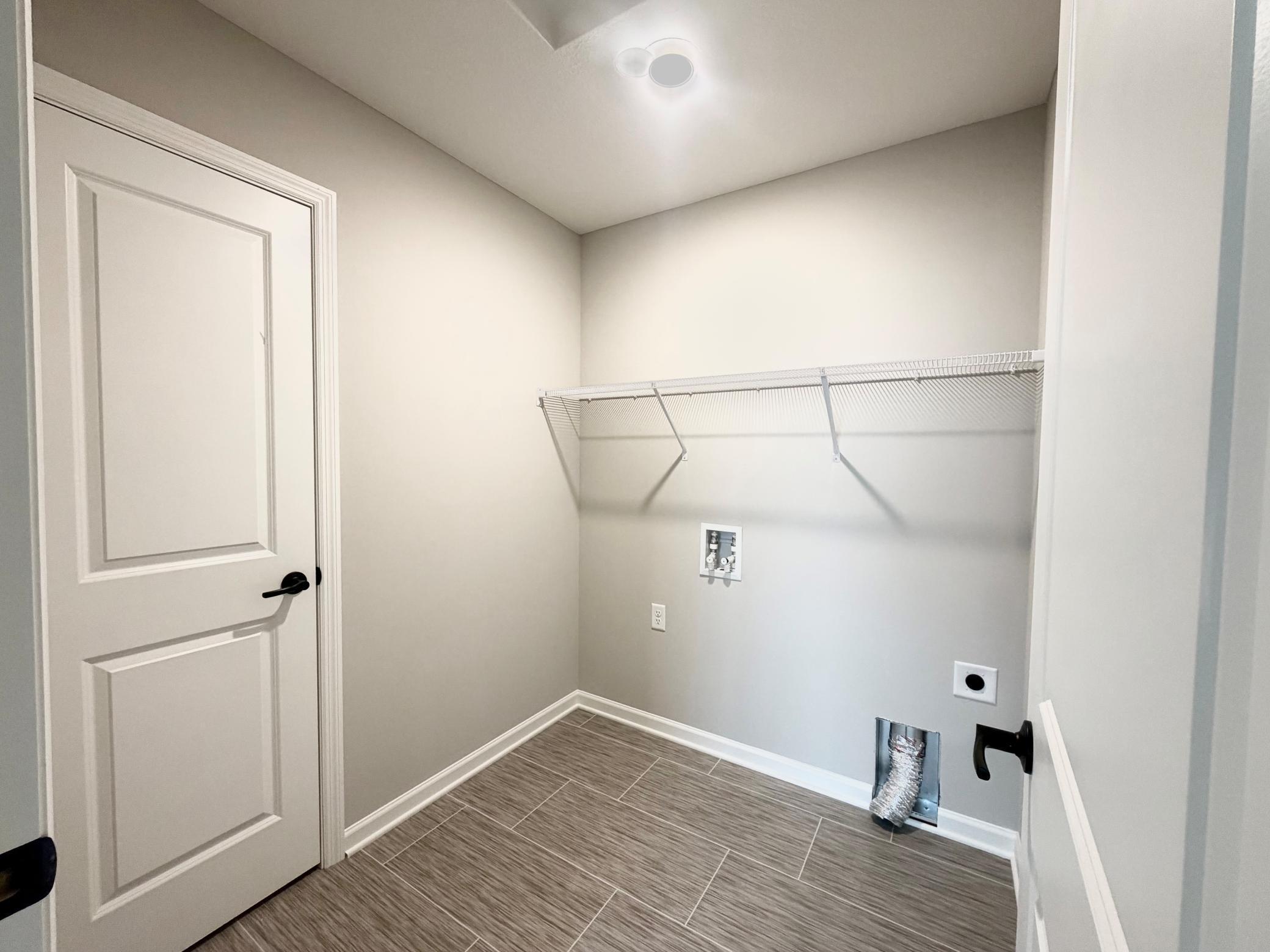 Second-floor laundry