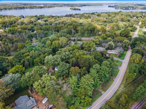 Home is situated between Bald Eagle Lake and White Bear Lake