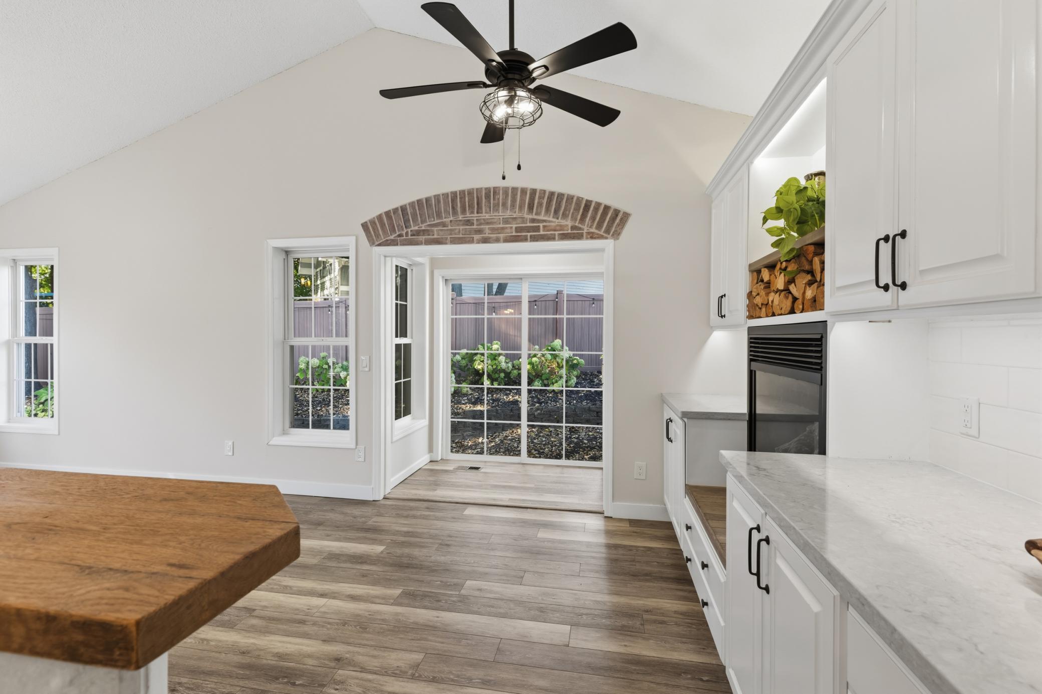 Full glass patio door with access to the property