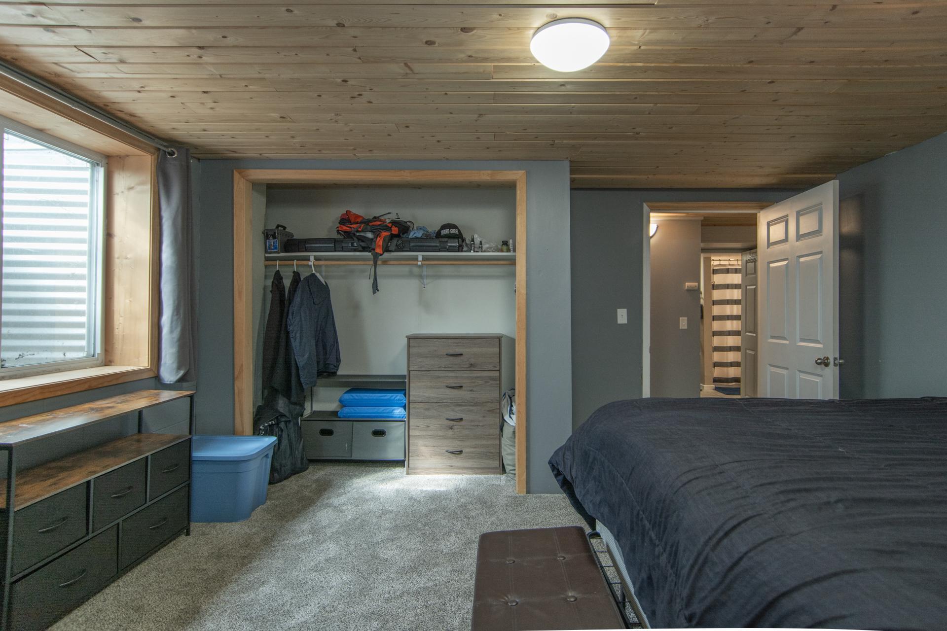 Basement bedroom