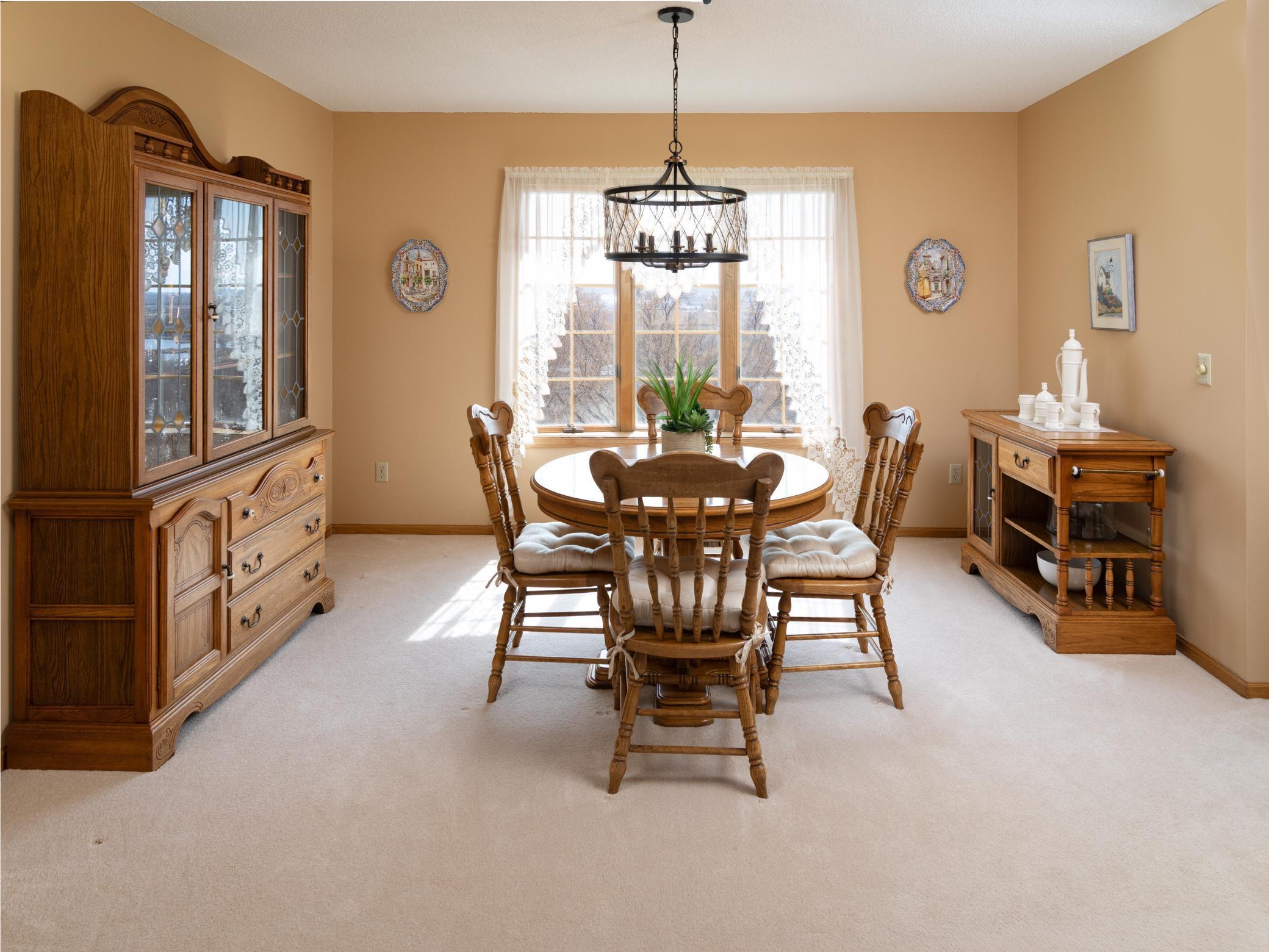 Comfortable dining space ideal for everyday meals and special occasions alike