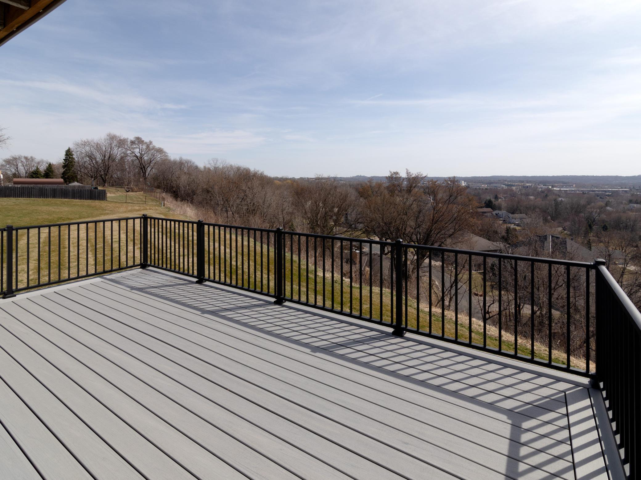 Enjoy outdoor living on the newer maintenance-free deck—perfect for relaxing or entertaining with minimal upkeep. Measures 22 x 10