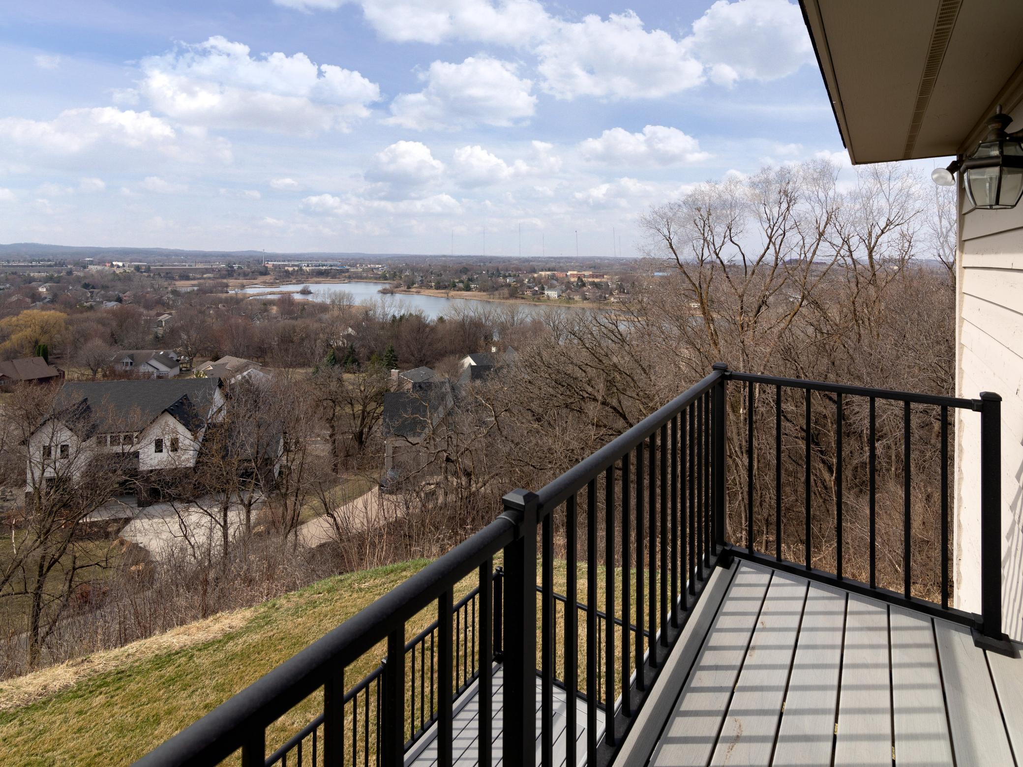 Your Primary Suite walks out to your private 12 x 3 maintenance free deck