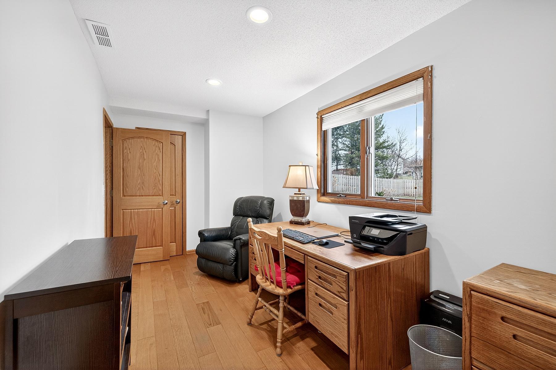 Currently Home Office Overlooking Backyard