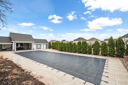 HOA Managed Pool and Outdoor Entertainment Area