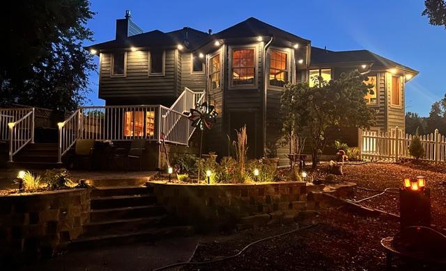 Rear of Home Blue Hour