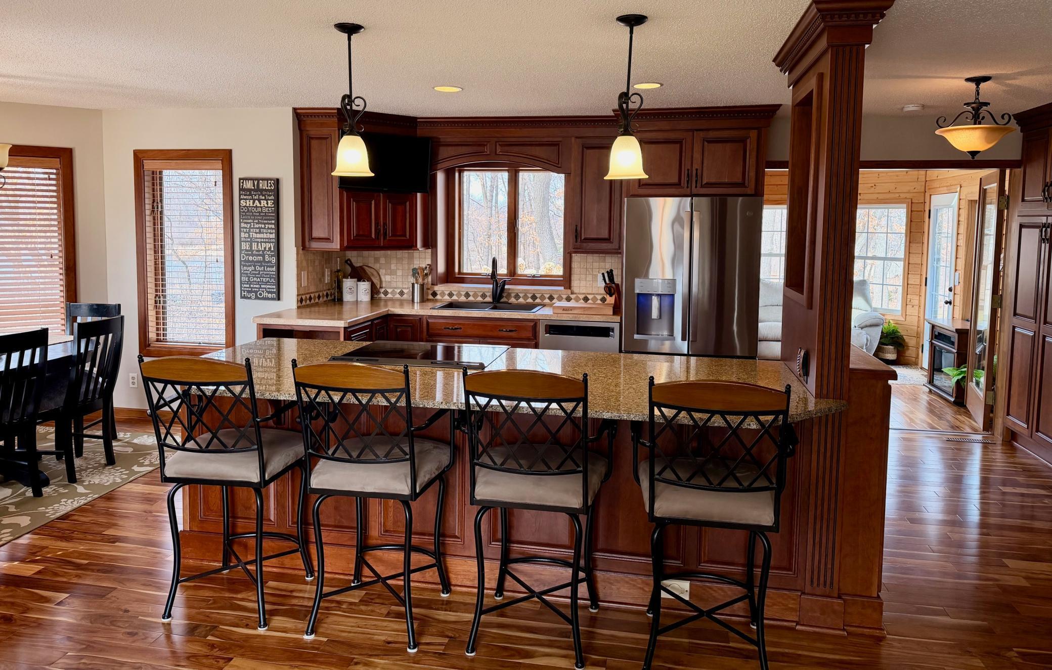 Kitchen, Dining Room and Porch