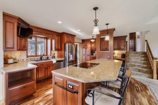 Open Concept Kitchen with Large Counter Area