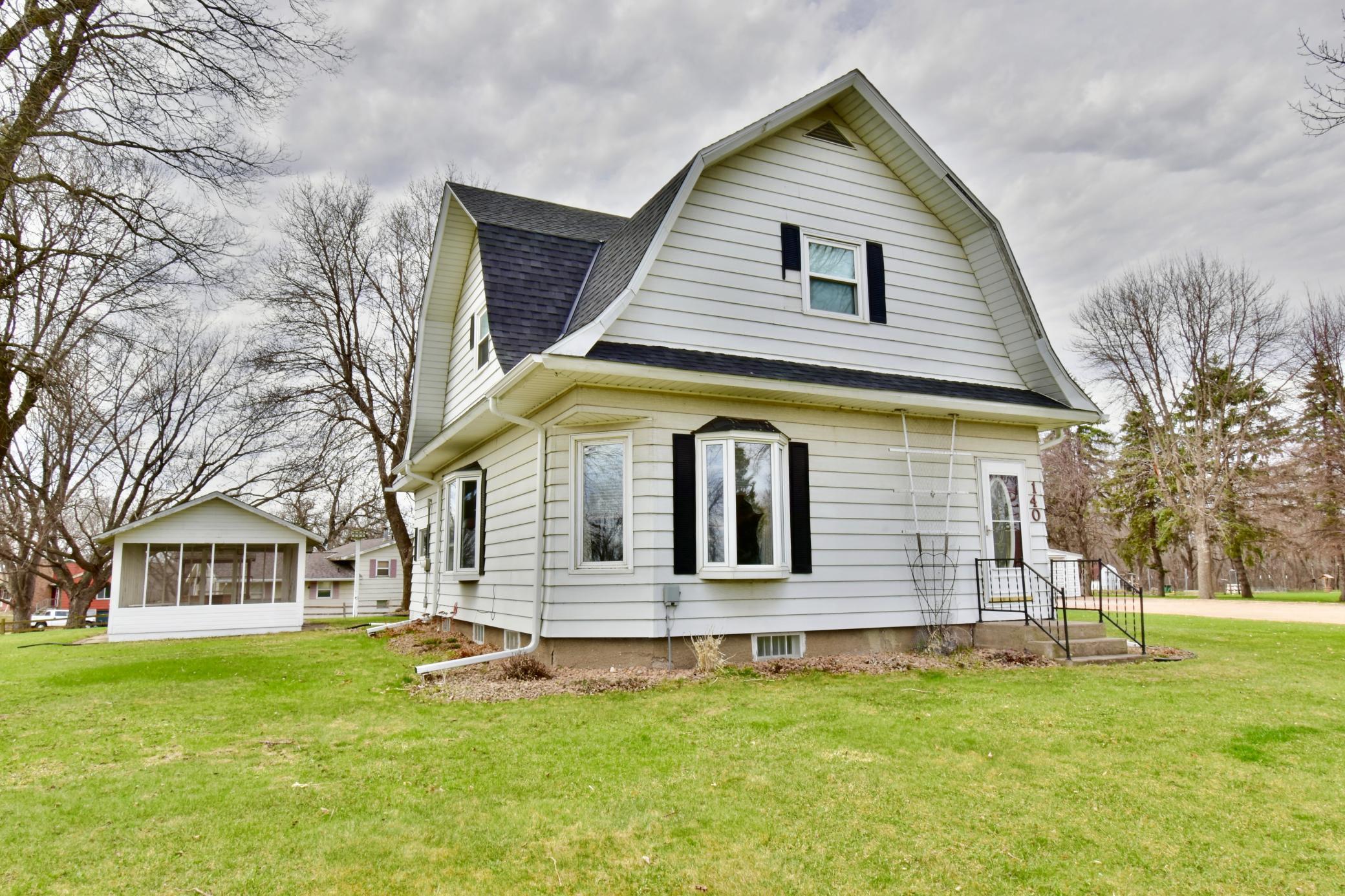 The actual front entrance to the home, but you know what they say, "Back door guests are best!"