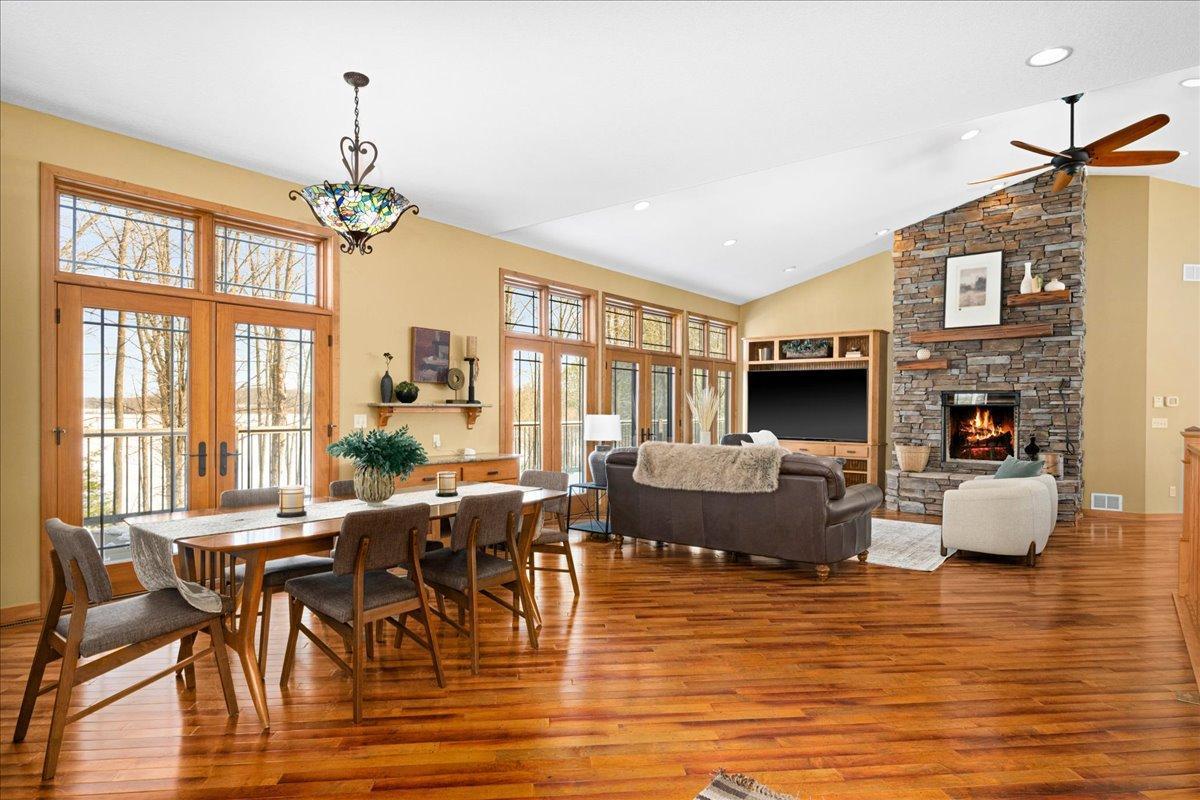 Dining living room area