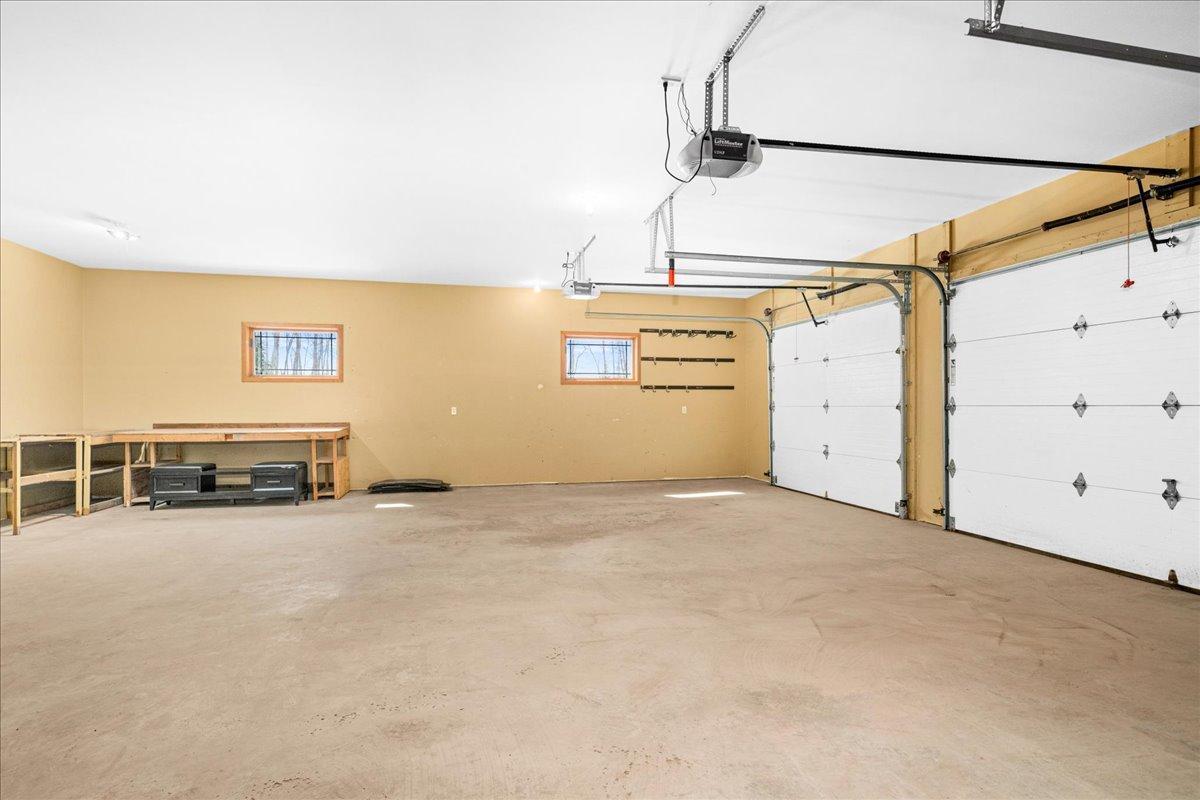 Heated garage with Insulated garage doors