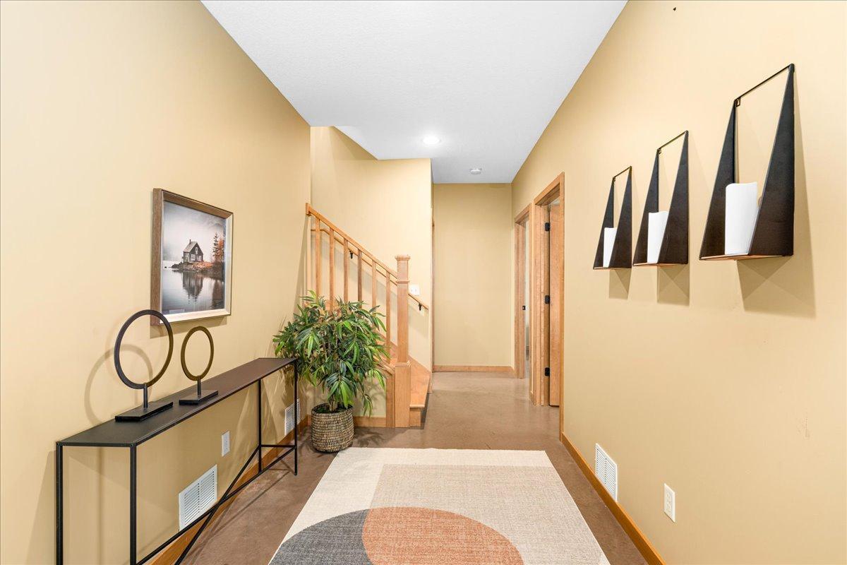 Downstairs gallery area