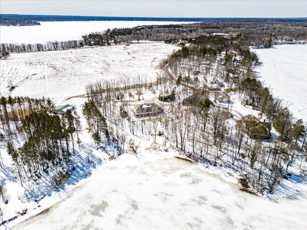 Located on the end of a private road