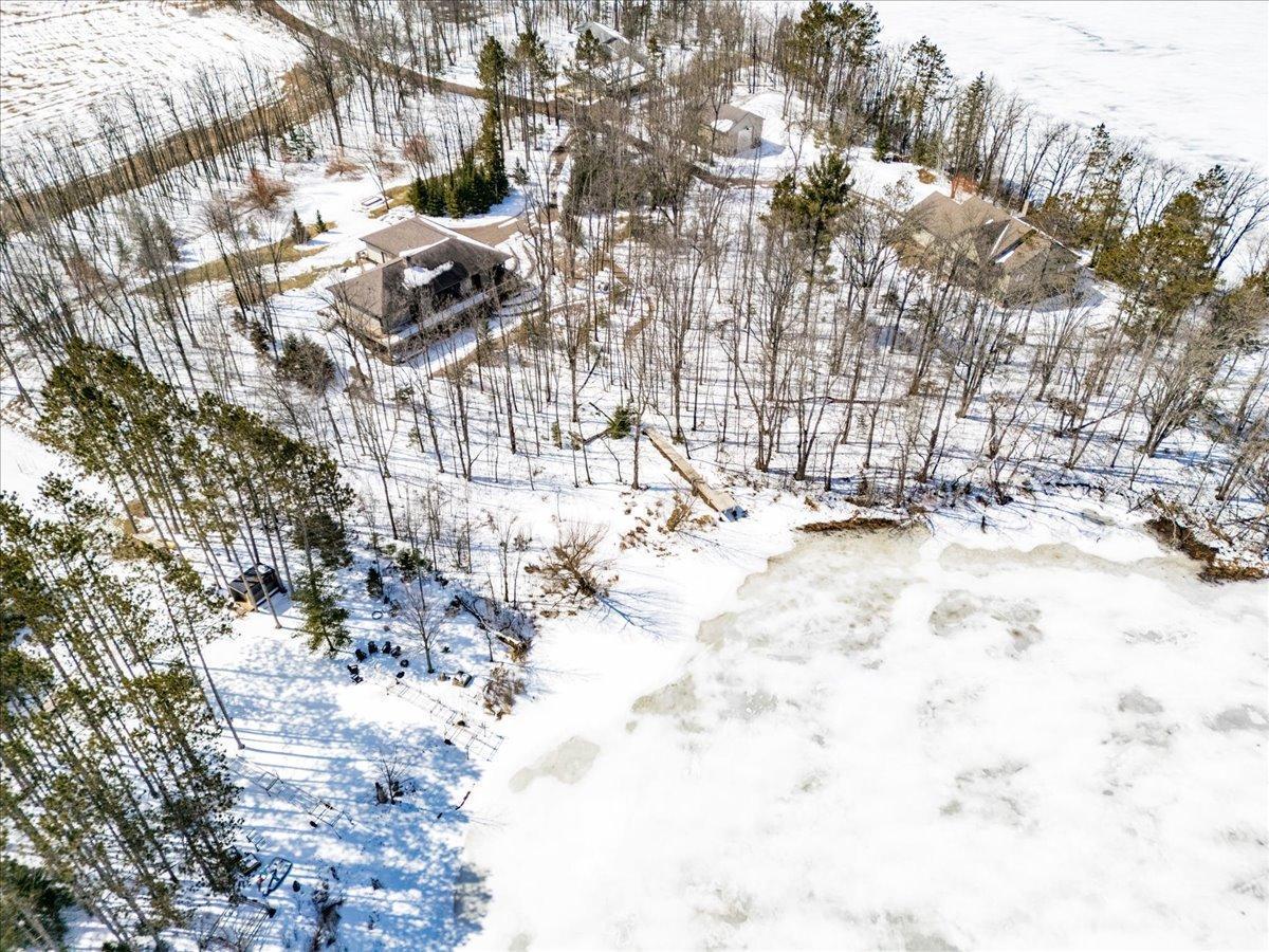 Ice fishing and skating on Island Lake