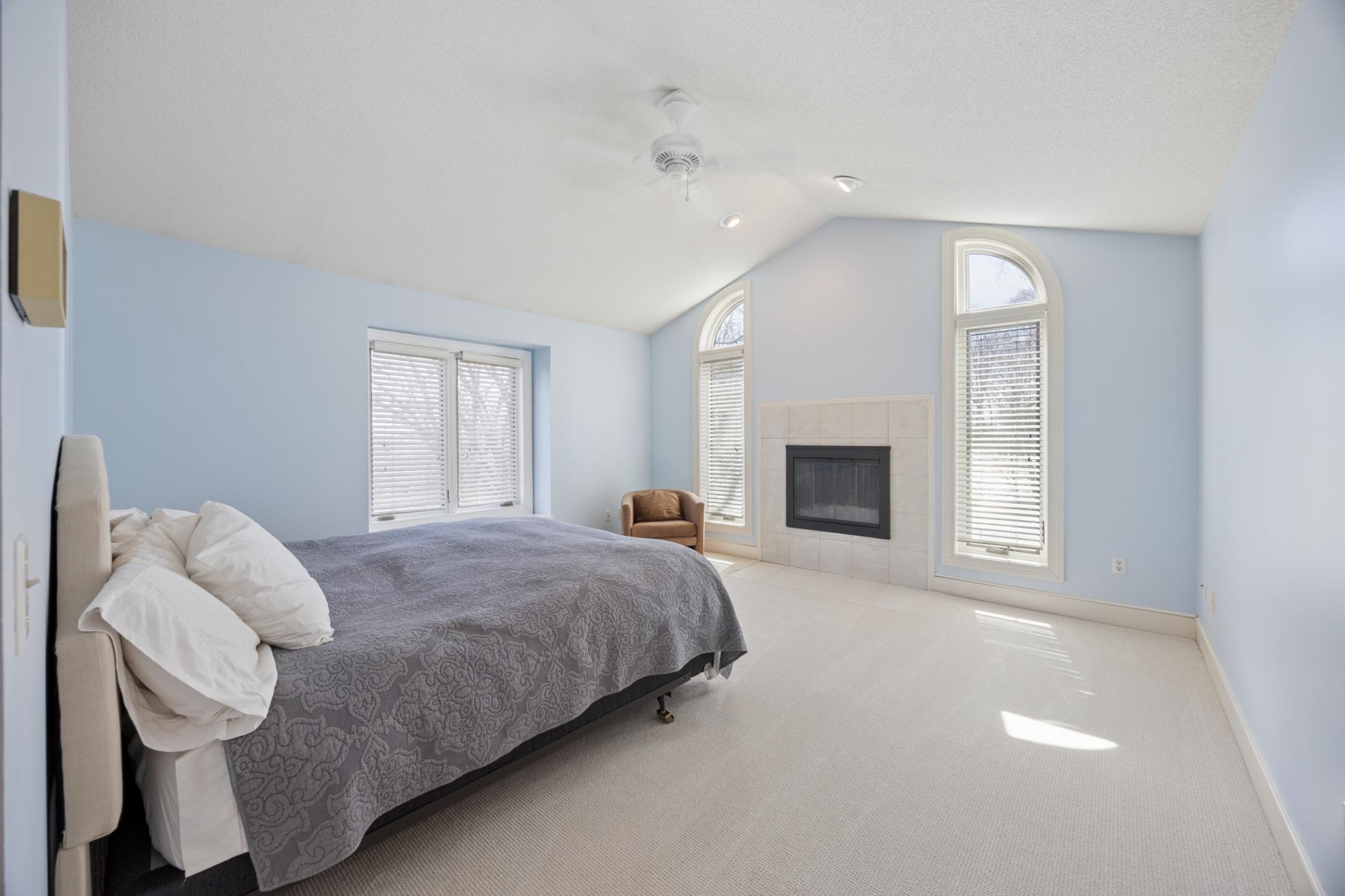 Primary Bedroom with Fireplace