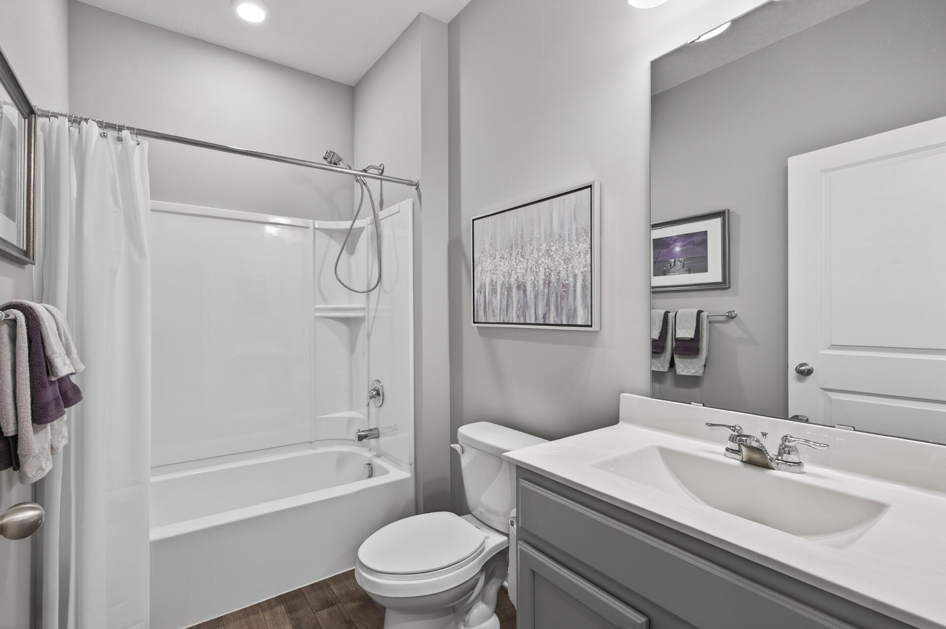 Full bathroom for your guests.