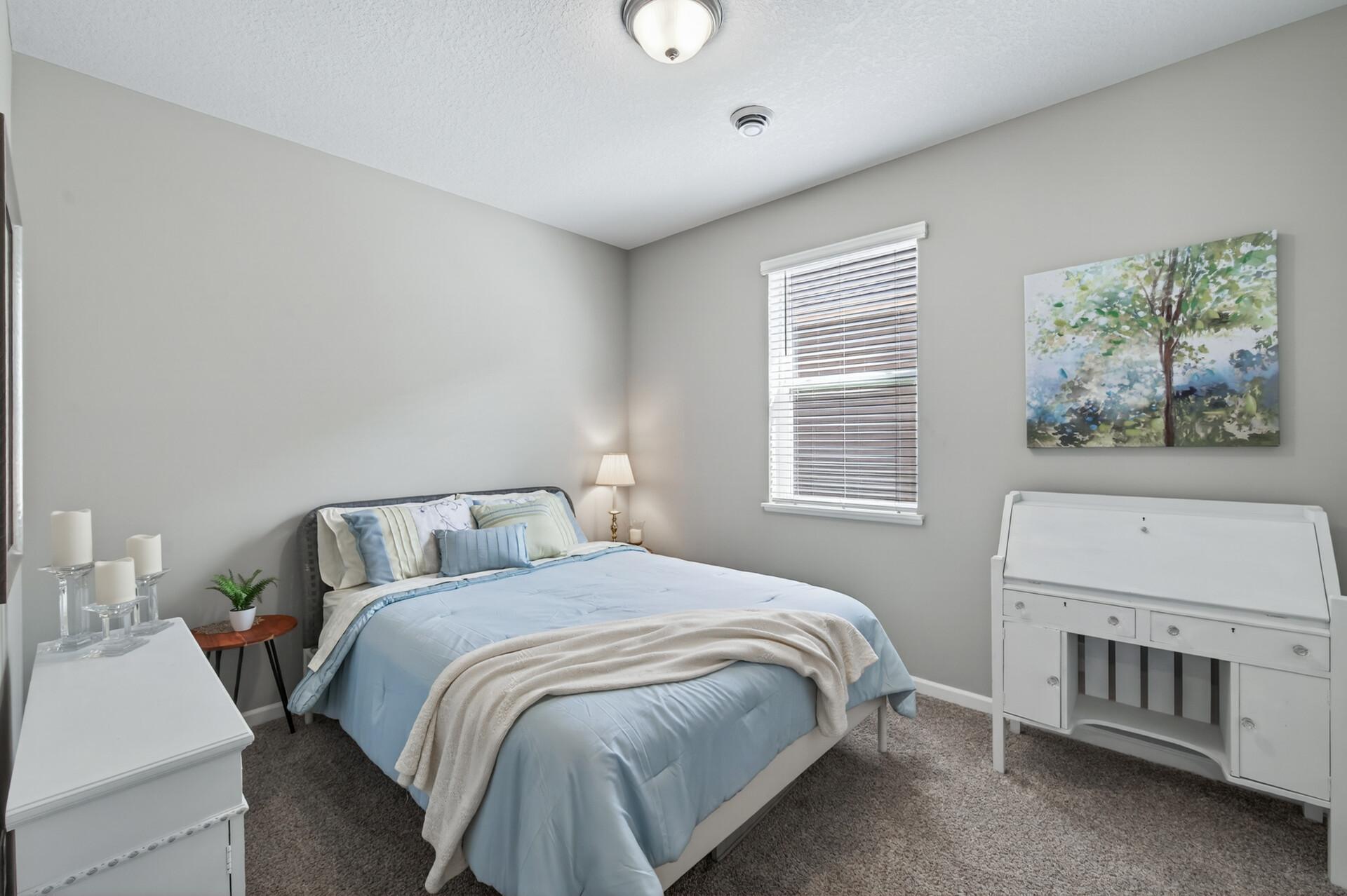 2nd bedroom on the main-level with large closet.