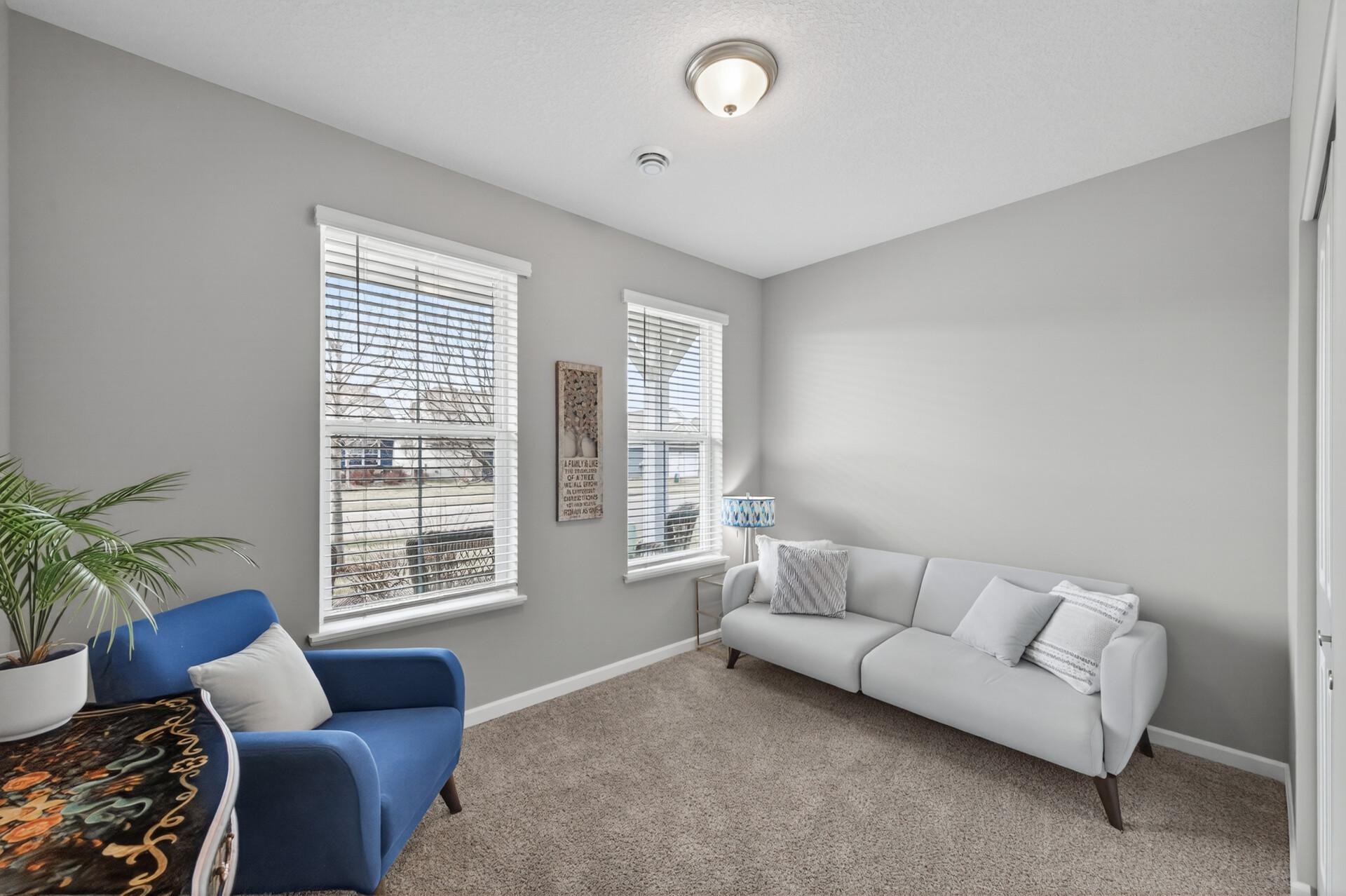 3rd bedroom on the main-level with large closet.