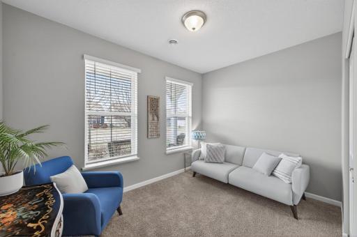 3rd bedroom on the main-level with large closet.