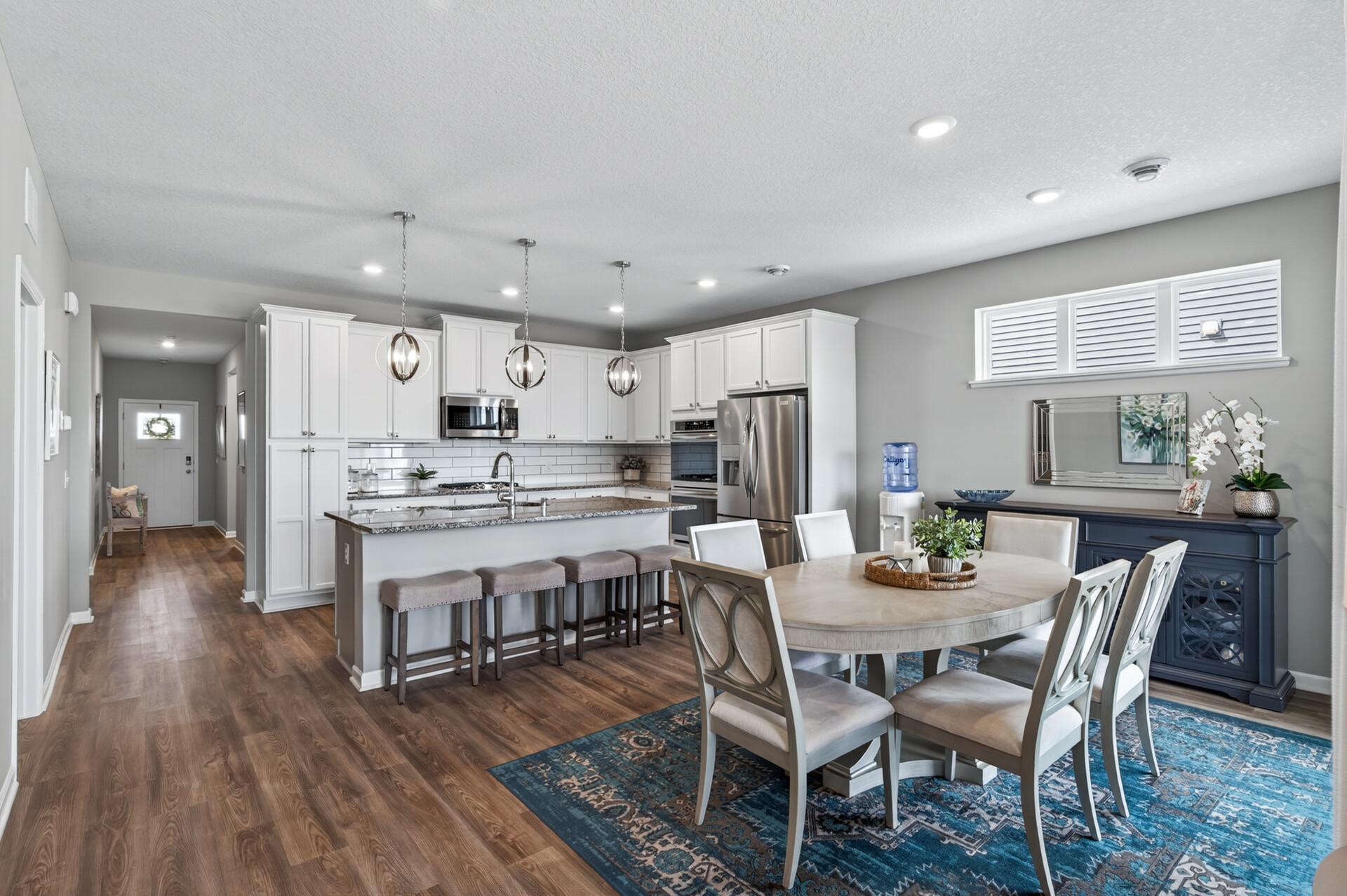 Spacious kitchen and dining room offering plenty of room for cooking, entertaining, and everyday living.