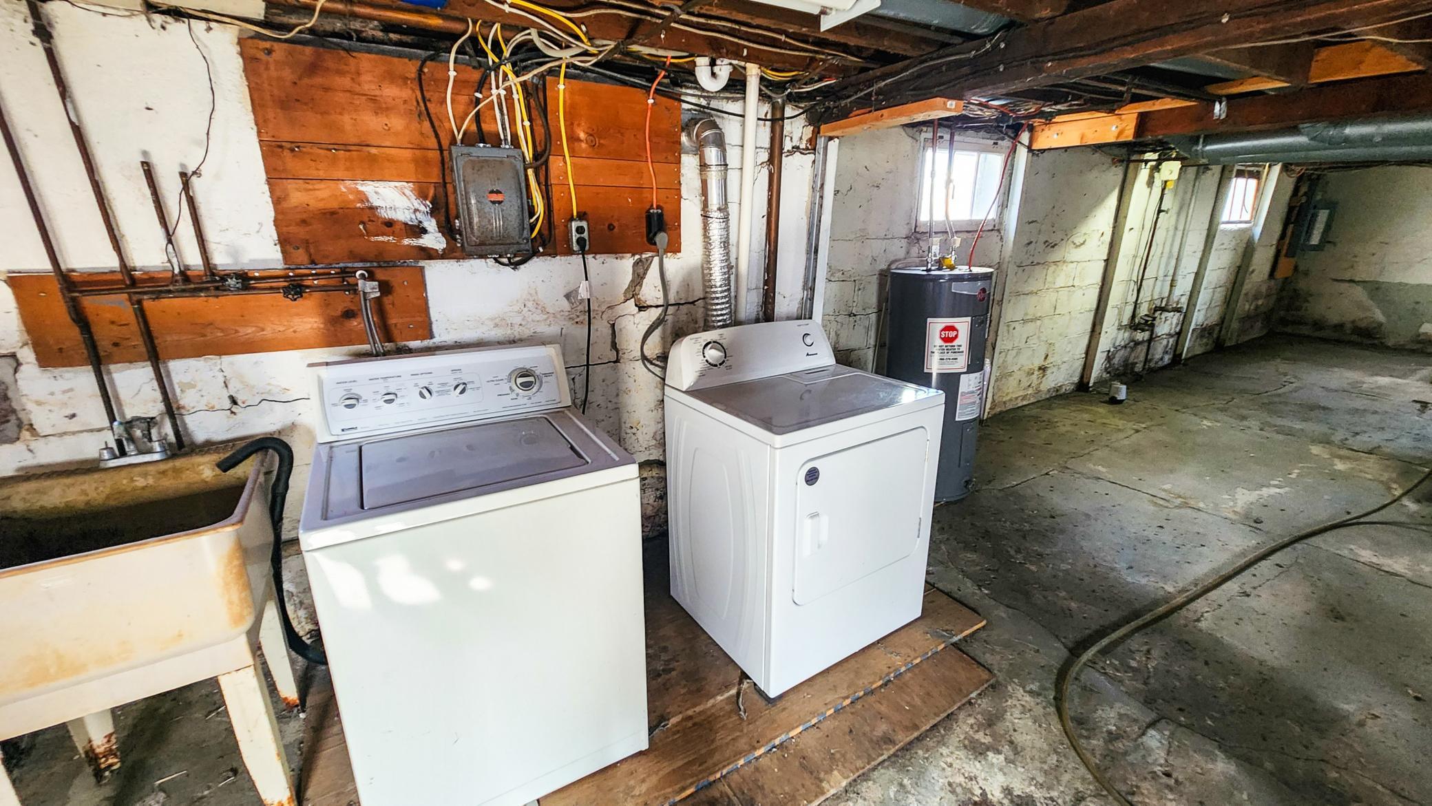 Laundry in Basement