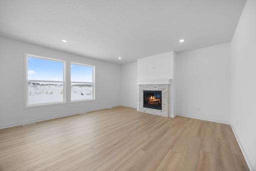 The Great Room is a natural gathering space within the home where residents can curl up on the couch and enjoy a good book or movie with loved ones.