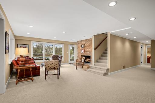 New wool blend carpet throughout the whole walkout level
