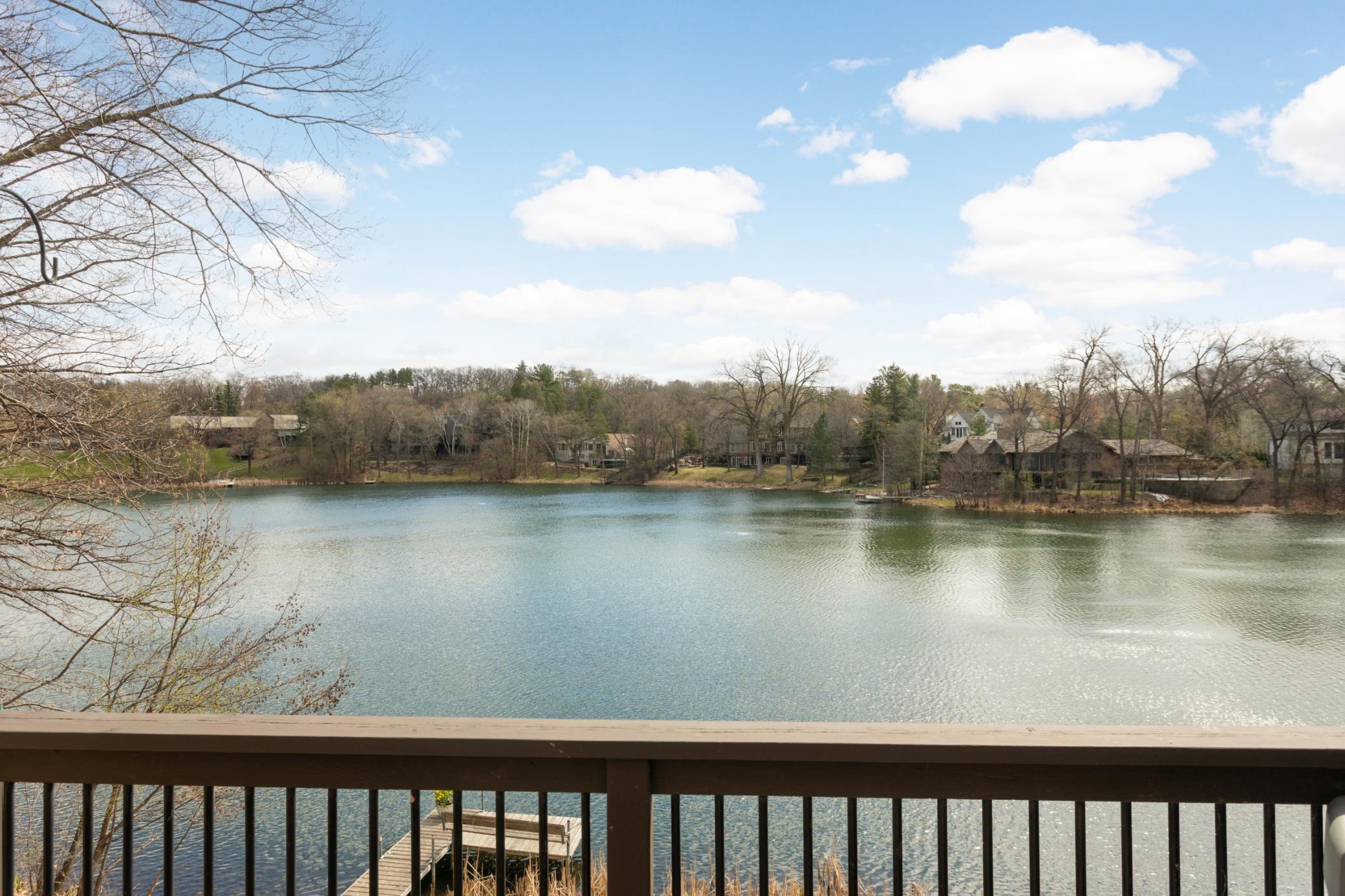 Have your morning coffee sitting on your peaceful deck overlooking the lake and wildlife