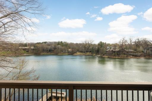 Have your morning coffee sitting on your peaceful deck overlooking the lake and wildlife