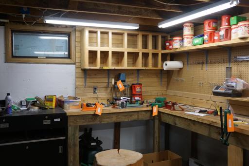 Basement workbench
