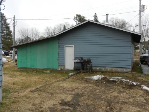 Garage and lean to