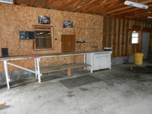 inside of garage