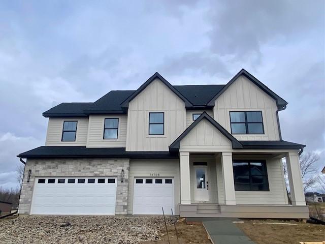 Our newest Robert Thomas Homes model in beautiful Riverwalk in Dayton is almost complete! A sneak peek.... large front porch, spacious garage with 4' bump, walkout lot! 5 or 6 bedroom home with finished lower level and 2nd floor Bonus Room, too!