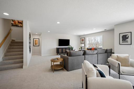 Sun-filled Lower Level perfect family space and for entertaining
