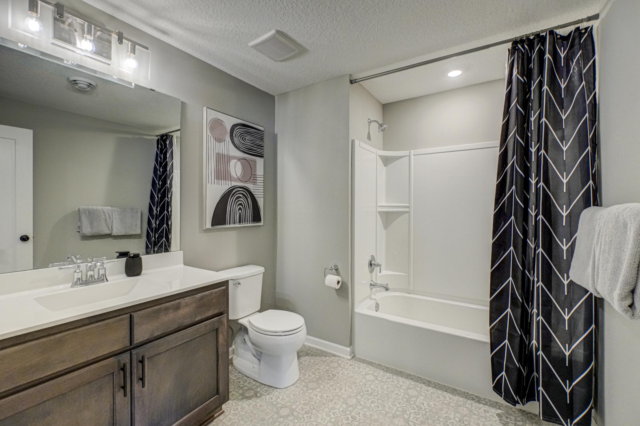 Lower level full bath