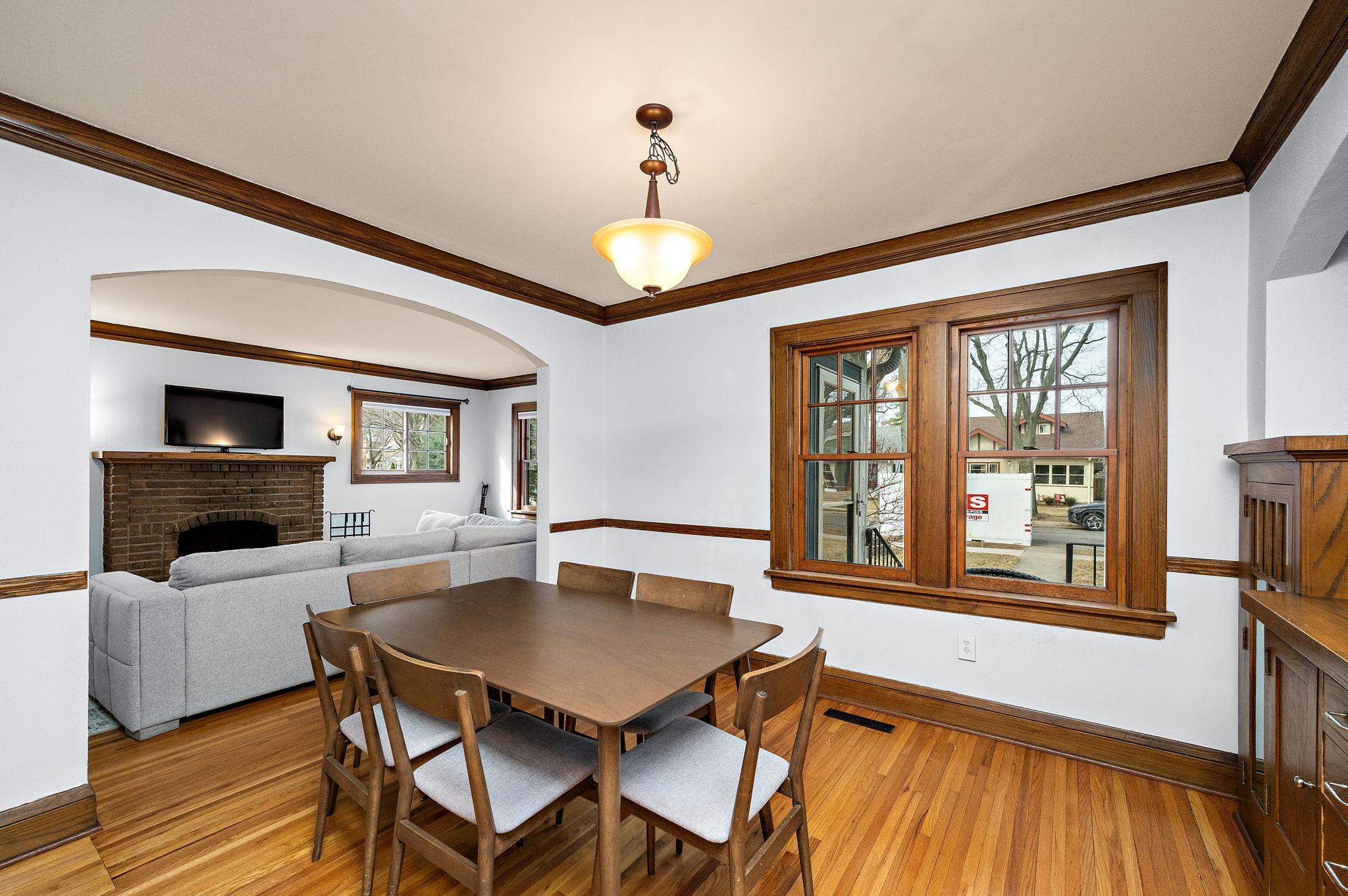 Dining Room Archway Transition