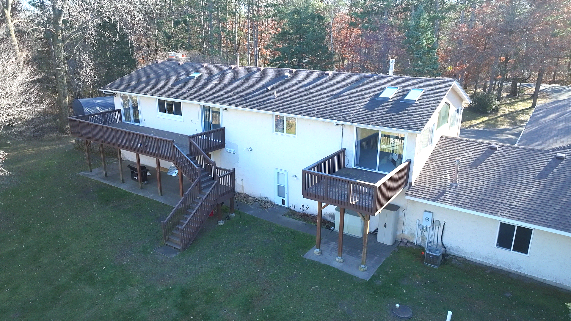 4BR/4BA GEM on 3.8 private wooded acres! Features 2 laundries, 6+ car garages, and a massive 2023 shop/entertainment wing. Enjoy a pond, wildlife, and easy freeway access. This one-of-a-kind property has it all!