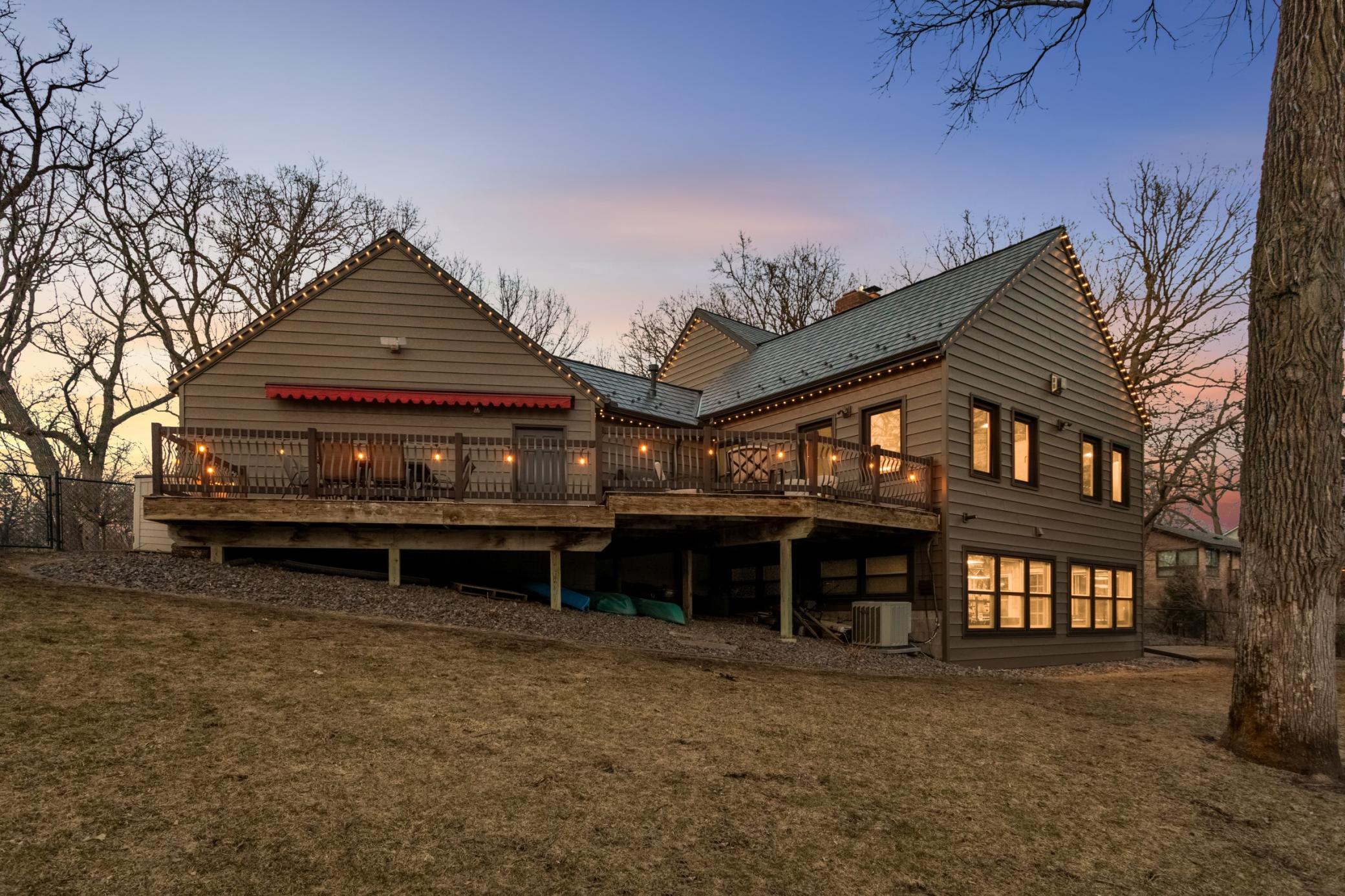 Back of Home with party deck