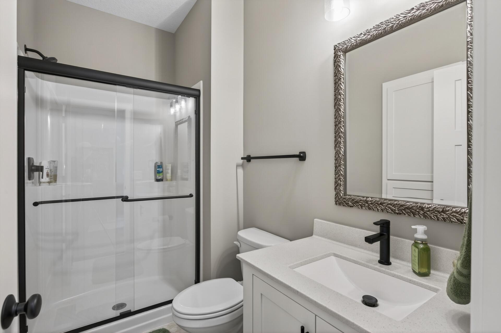 Main level 3/4 bath for guests