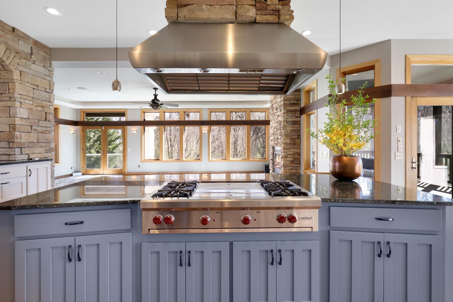 Gourmet Kitchen Island