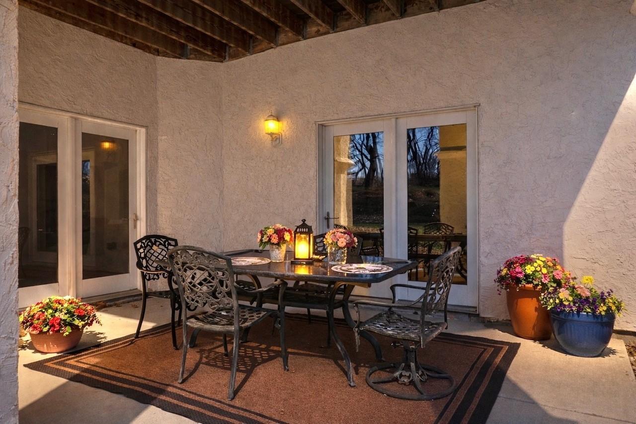 Enjoy the lovely lower level patio just steps away from the family room.
