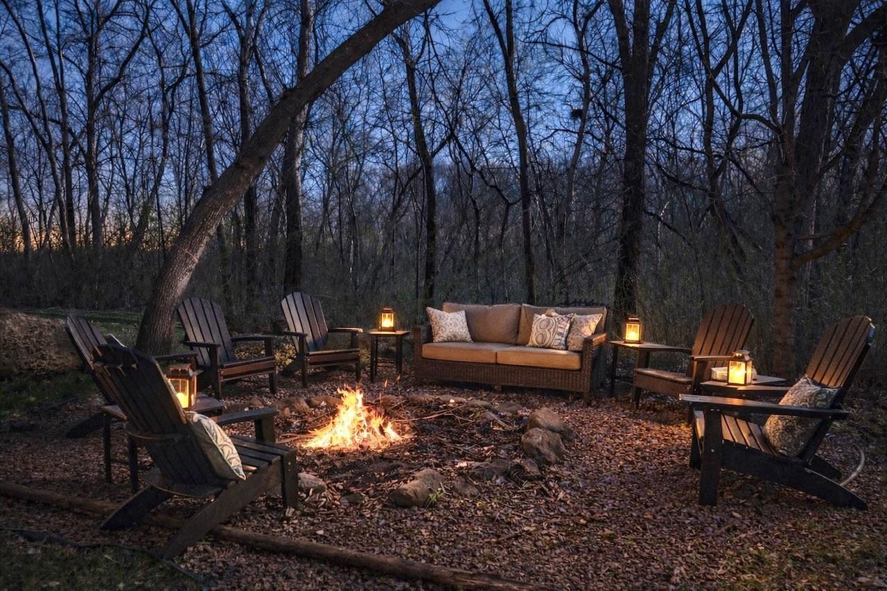 Endless summer nights enjoyed by a bonfire.