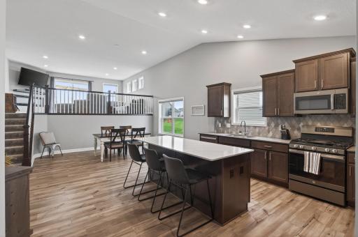 Whether you're entertaining guests or helping with homework, this kitchen was built for everyday living.