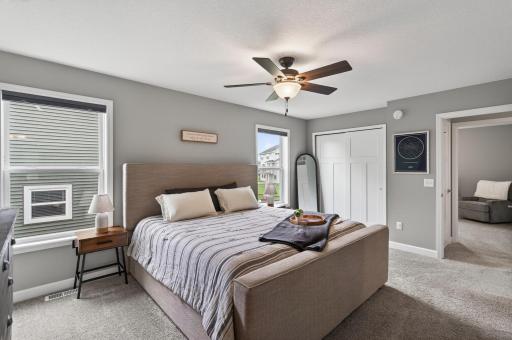 Room to relax, recharge, and spread out. The oversized primary suite is the perfect escape at the end of a busy day.