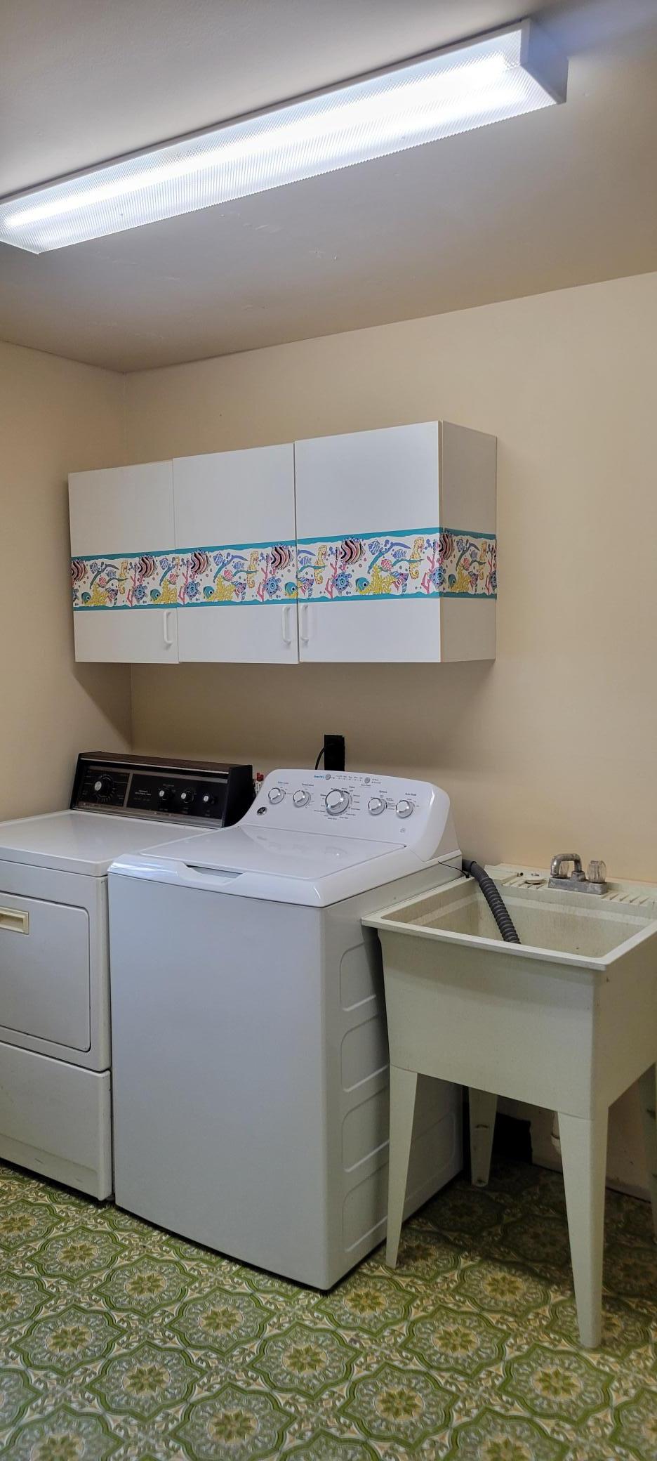Main floor laundry w/door to the backyard