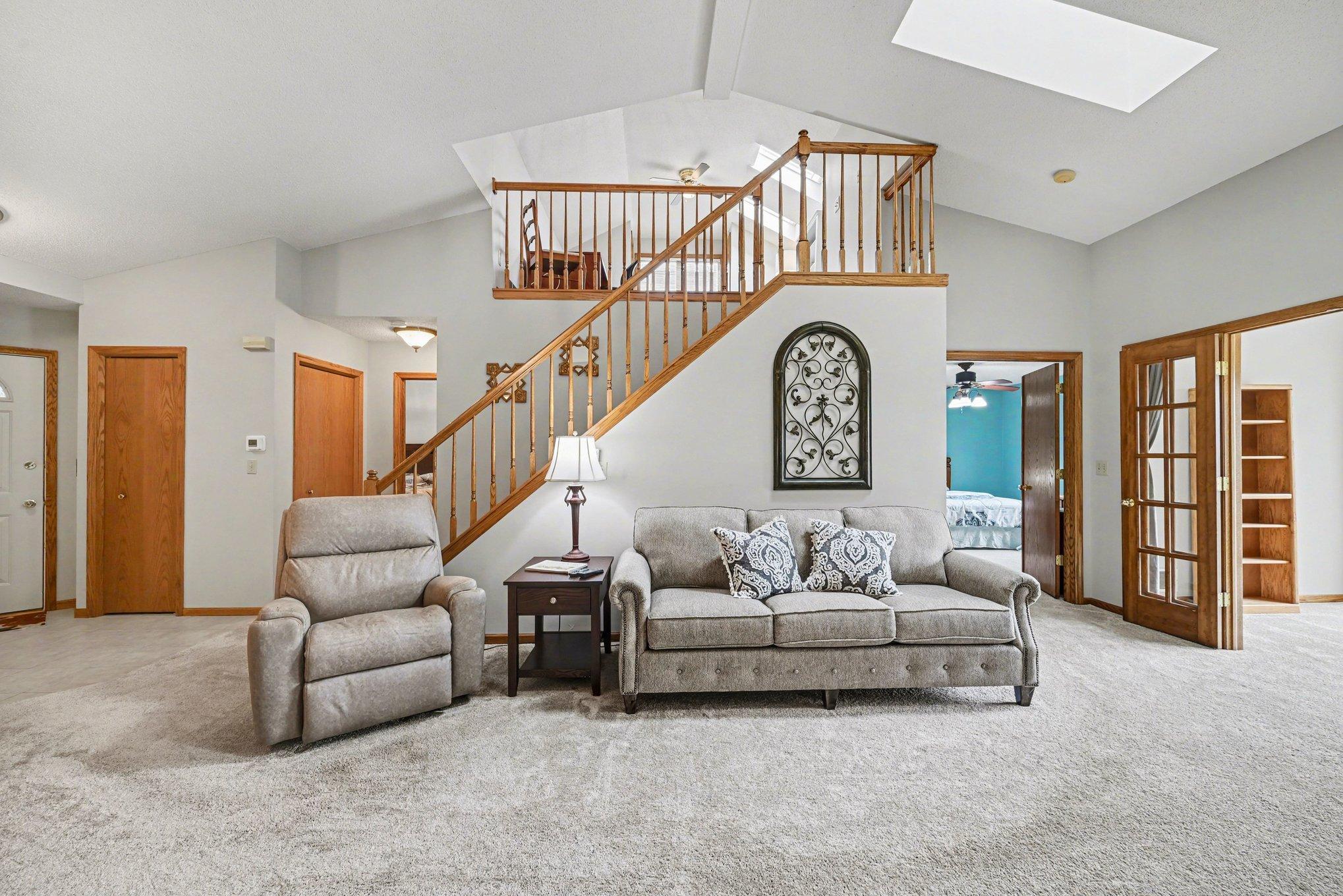 13x16 Living room with sky light