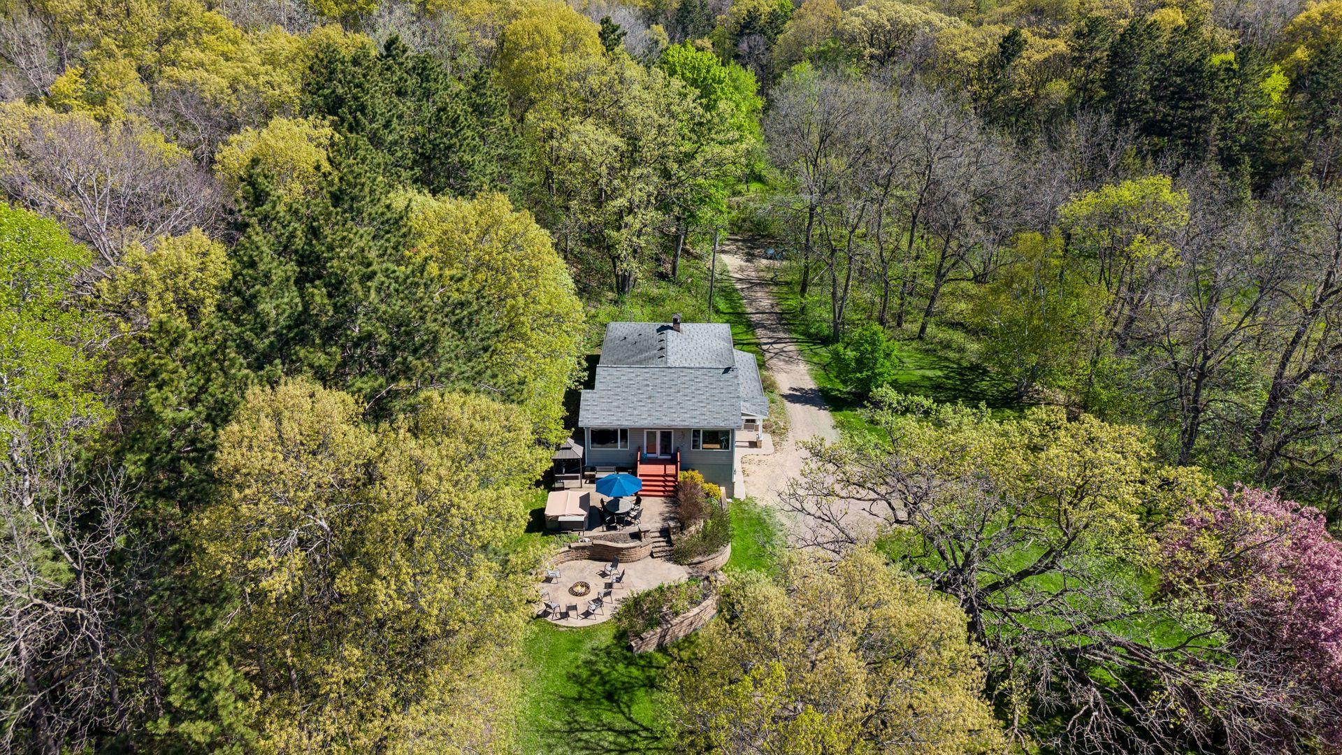Outdoor living at its best—from above.