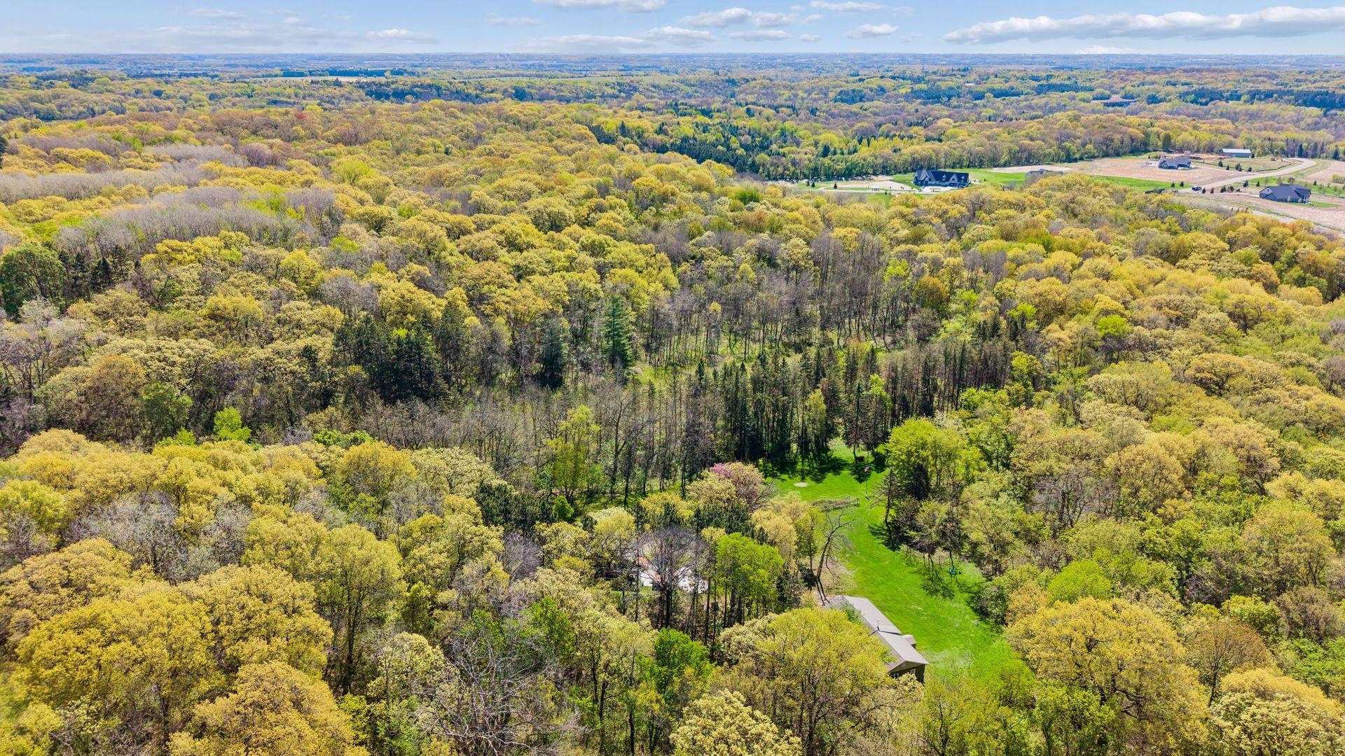 Nearly 6 acres to call your own—this is Afton living.