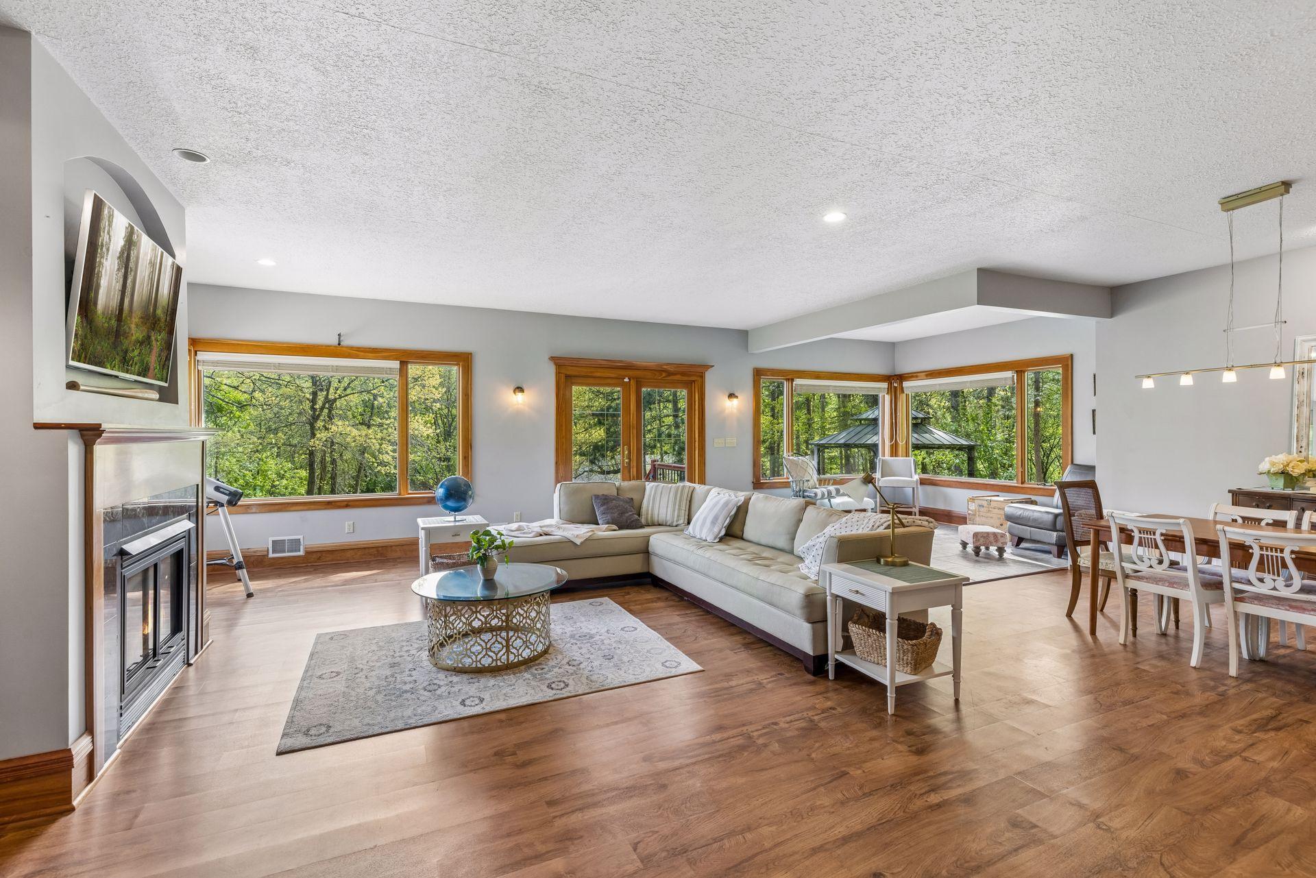 Filled with natural light, this space truly feels like the heart of the home.